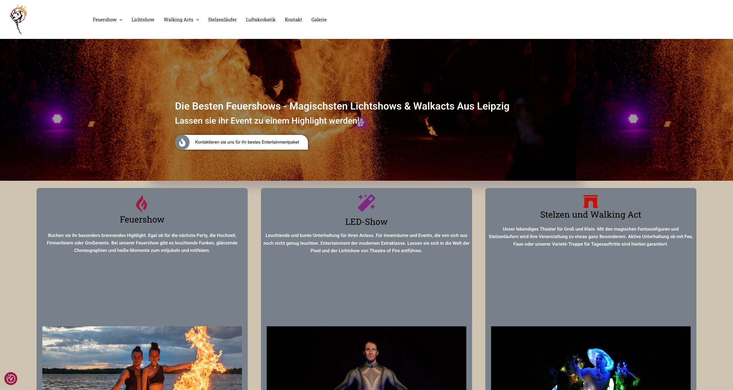 Creating Unforgettable Event Experiences with Lichtshow, Walking Acts, and Feuershows - Entertainment article