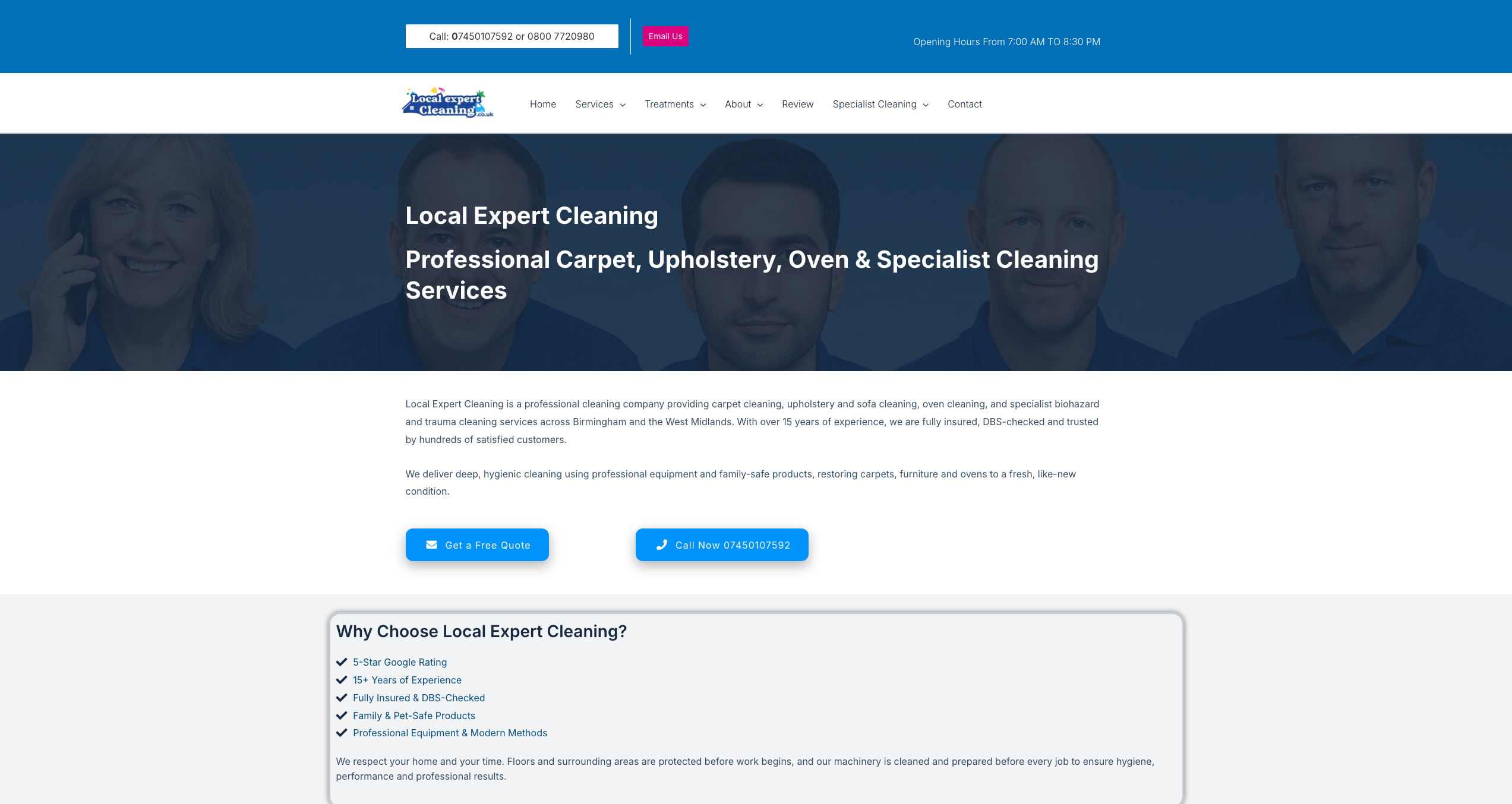 Professional Carpet, Upholstery, Oven & Specialist Cleaning Services for Modern Homes - Startups article