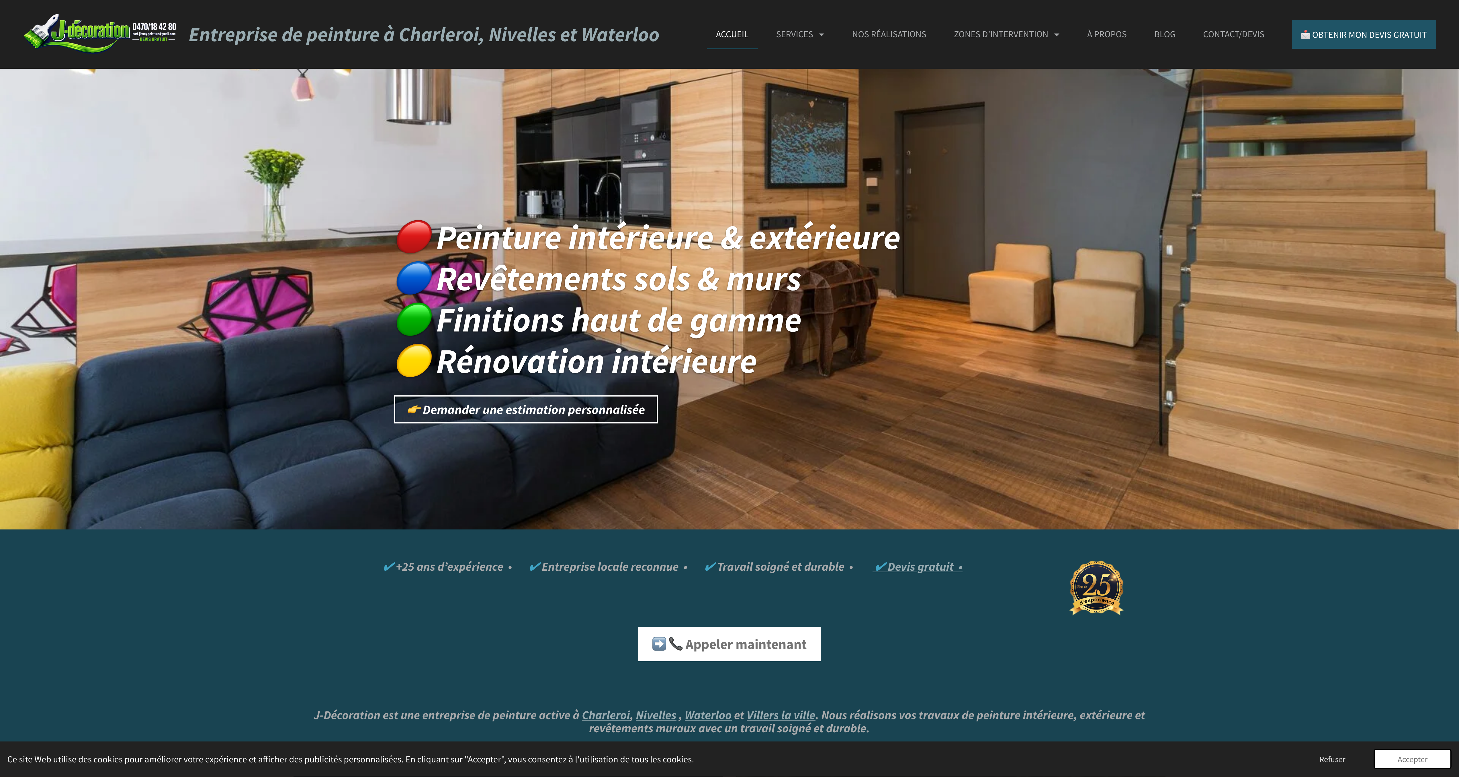 Professional Painting Services in Charleroi, Nivelles, and Waterloo for Quality Finishes - Design article